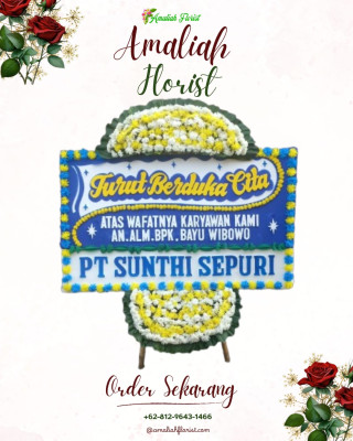 Papan Bunga Duka di Padang Utara